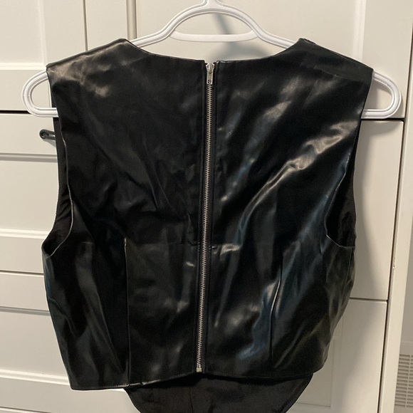 Superdown Leather Corset - Picture 3 of 4